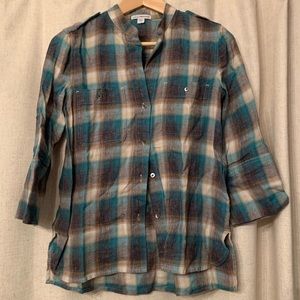 James Perse flannel button down